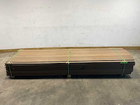 Bamdura composiet vlonderplank - bruin - 360x14,3x2,2 cm (114x) - afbeelding 1 van  5