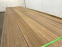 Bamdura composiet vlonderplank - bruin - 360x14,3x2,2 cm (114x) - afbeelding 3 van  8