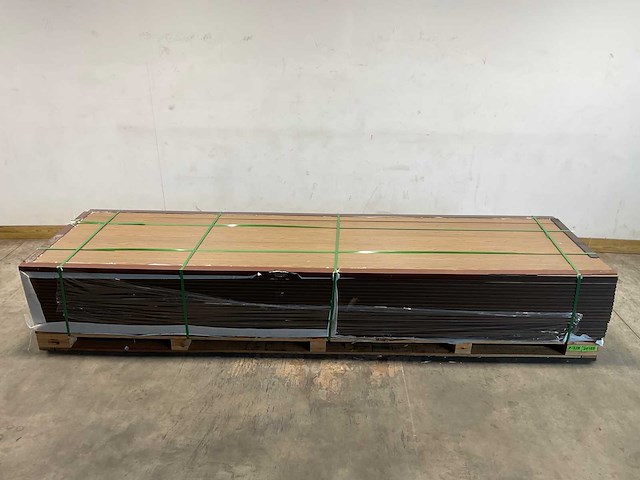Bamdura composiet vlonderplank - bruin - 360x14,3x2,2 cm (120x) - afbeelding 1 van  2