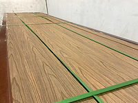 Bamdura composiet vlonderplank - bruin - 360x14,3x2,2 cm (120x) - afbeelding 2 van  2
