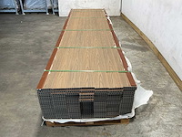 Bamdura composiet vlonderplank - bruin - 360x14,3x2,2 cm (122x) - afbeelding 3 van  7
