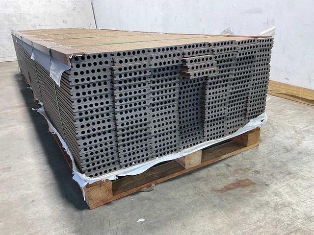 Bamdura composiet vlonderplank - bruin - 360x14,3x2,2 cm (122x) - afbeelding 4 van  7