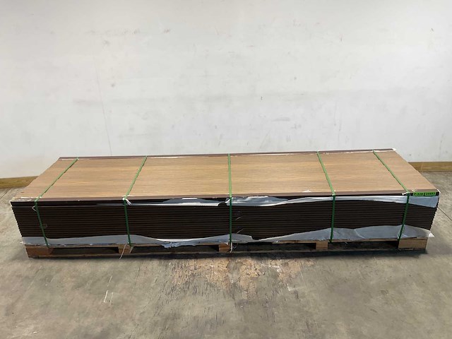 Bamdura composiet vlonderplank - bruin - 360x14,3x2,2 cm (126x) - afbeelding 2 van  8