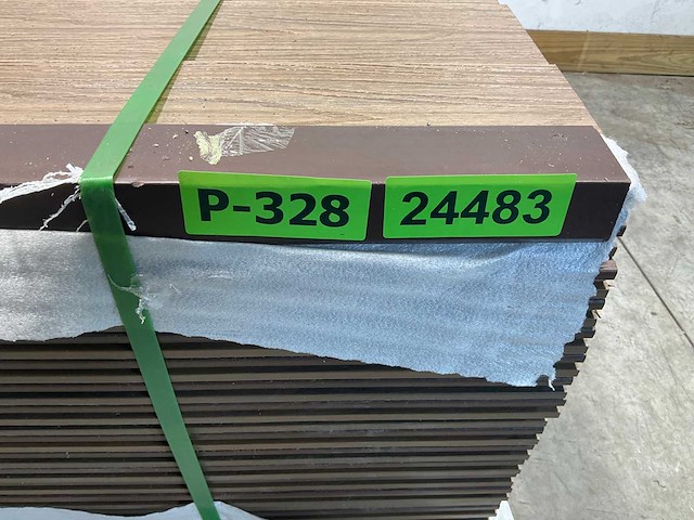 Bamdura composiet vlonderplank - bruin - 360x14,3x2,2 cm (126x) - afbeelding 8 van  8