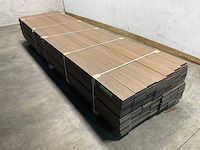 Bamdura composiet vlonderplank - bruin - 360x14,3x2,2 cm (139x) - afbeelding 2 van  9