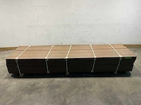 Bamdura composiet vlonderplank - bruin - 360x14,3x2,2 cm (139x)