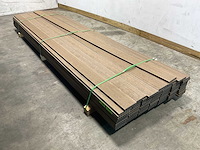 Bamdura composiet vlonderplank - bruin - 360x14,3x2,2 cm (69x) - afbeelding 1 van  9