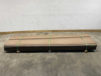 Bamdura composiet vlonderplank - bruin - 360x14,3x2,2 cm (69x) - afbeelding 2 van  9