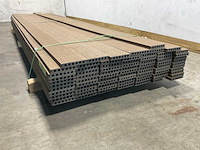 Bamdura composiet vlonderplank - bruin - 360x14,3x2,2 cm (69x) - afbeelding 6 van  9