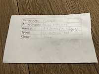 Bamdura composiet vlonderplank - bruin - 360x14,3x2,2 cm (69x) - afbeelding 8 van  9