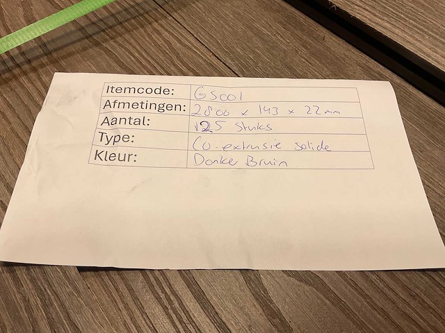 Bamdura composiet vlonderplank - donkerbruin - 280x14,3x2,2 cm (113x) - afbeelding 7 van  8