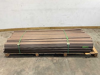 Bamdura composiet vlonderplank - donkerbruin - 280x14,3x2,2 cm (113x) - afbeelding 2 van  7