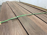 Bamdura composiet vlonderplank - donkerbruin - 280x14,3x2,2 cm (113x) - afbeelding 3 van  7
