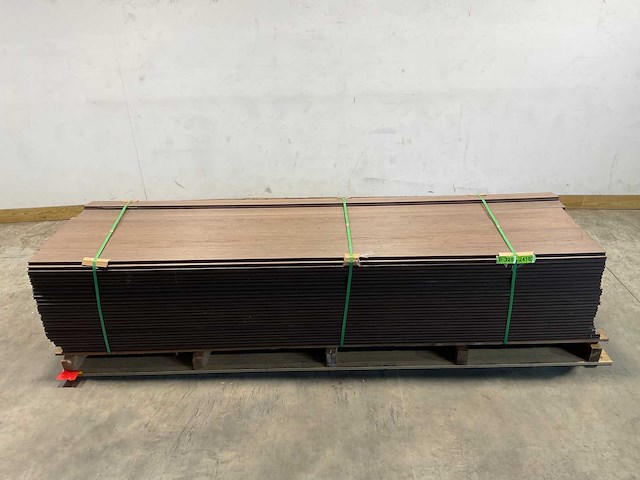 Bamdura composiet vlonderplank - donkerbruin - 300x14,3x2,2 cm (146x) - afbeelding 2 van  8