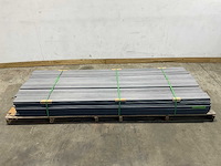 Bamdura composiet vlonderplank - donkergrijs - 280x14,3x2,2 cm (74x) - afbeelding 2 van  8