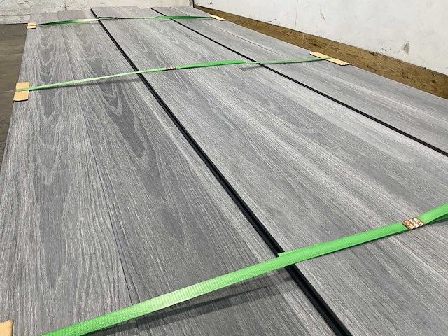 Bamdura composiet vlonderplank - donkergrijs - 280x14,3x2,2 cm (74x) - afbeelding 3 van  8