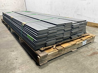 Bamdura composiet vlonderplank - donkergrijs - 280x14,3x2,2 cm (74x) - afbeelding 5 van  8