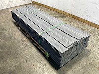 Bamdura composiet vlonderplank - donkergrijs - 280x14,3x2,2 cm (95x) - afbeelding 1 van  8