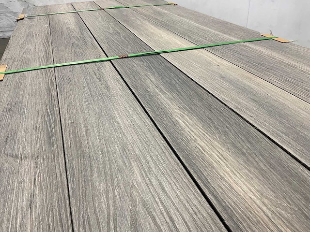 Bamdura composiet vlonderplank - grijs - 220x14,3x2,2 cm (140x) - afbeelding 3 van  8