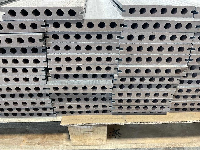 Bamdura composiet vlonderplank - grijs - 220x14,3x2,2 cm (74x) - afbeelding 6 van  8