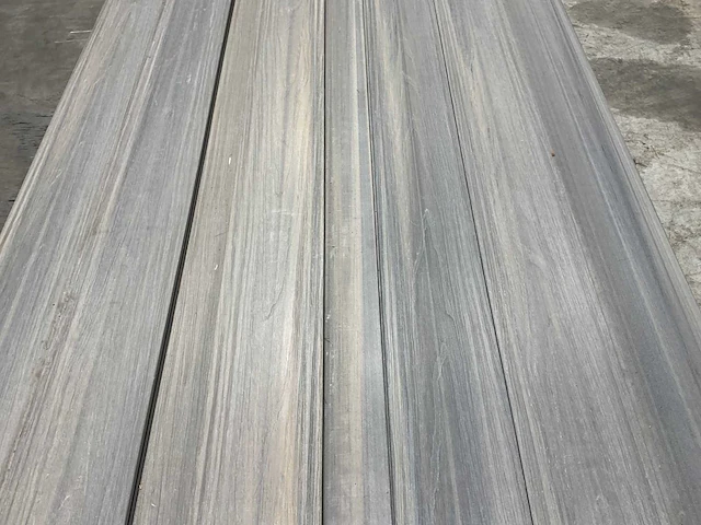 Bamdura composiet vlonderplank - grijs - 220x14,3x2,2 cm (74x) - afbeelding 4 van  8