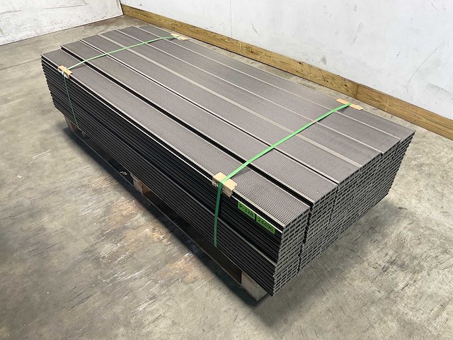 Bamdura composiet vlonderplank - grijs - 220x14,3x2,2 cm (95x) - afbeelding 1 van  2