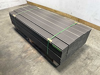 Bamdura composiet vlonderplank - grijs - 220x14,3x2,2 cm (95x) - afbeelding 1 van  2