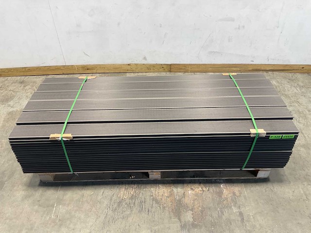 Bamdura composiet vlonderplank - grijs - 220x14,3x2,2 cm (95x) - afbeelding 2 van  8