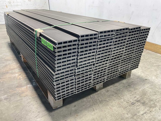 Bamdura composiet vlonderplank - grijs - 220x14,3x2,2 cm (95x) - afbeelding 5 van  8