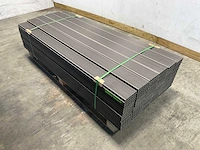 Bamdura composiet vlonderplank - grijs - 220x14,3x2,2 cm (95x)
