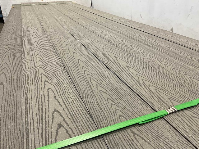 Bamdura composiet vlonderplank - grijs - 360x14,3x2,2 cm (113x) - afbeelding 2 van  6