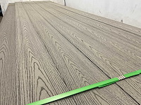 Bamdura composiet vlonderplank - grijs - 360x14,3x2,2 cm (113x) - afbeelding 2 van  6