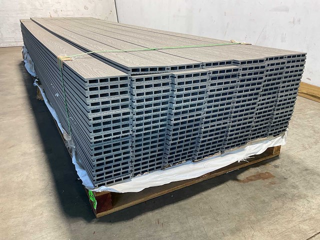 Bamdura composiet vlonderplank - grijs - 360x14,3x2,2 cm (113x) - afbeelding 4 van  6