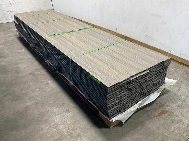 Bamdura composiet vlonderplank - grijs - 360x14,3x2,2 cm (113x) - afbeelding 1 van  4