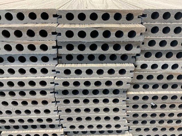 Bamdura composiet vlonderplank - grijs - 360x14,3x2,2 cm (113x) - afbeelding 3 van  4