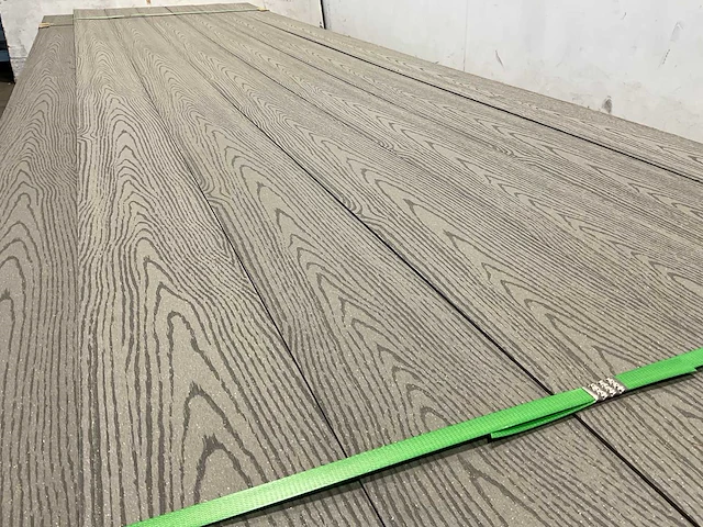 Bamdura composiet vlonderplank - grijs - 360x14,3x2,2 cm (113x) - afbeelding 2 van  7