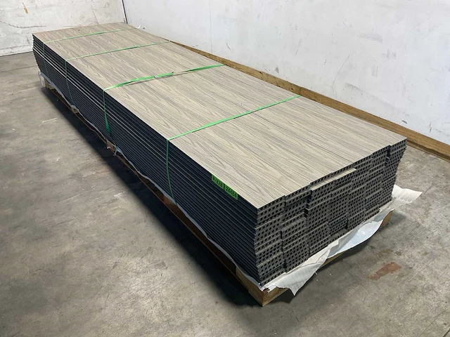 Bamdura composiet vlonderplank - grijs - 360x14,3x2,2 cm (113x) - afbeelding 1 van  8