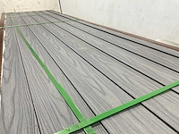 Bamdura composiet vlonderplank - grijs - 360x14,3x2,2 cm (123x) - afbeelding 1 van  4