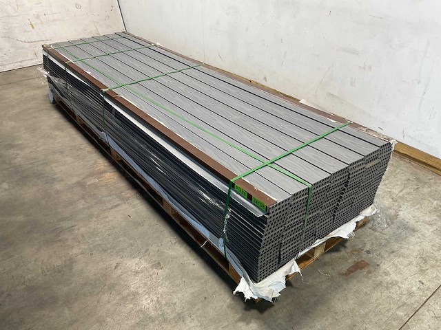 Bamdura composiet vlonderplank - grijs - 360x14,3x2,2 cm (123x) - afbeelding 1 van  8
