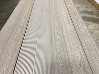 Bamdura composiet vlonderplank - grijs - 360x14,3x2,2 cm (137x) - afbeelding 2 van  4