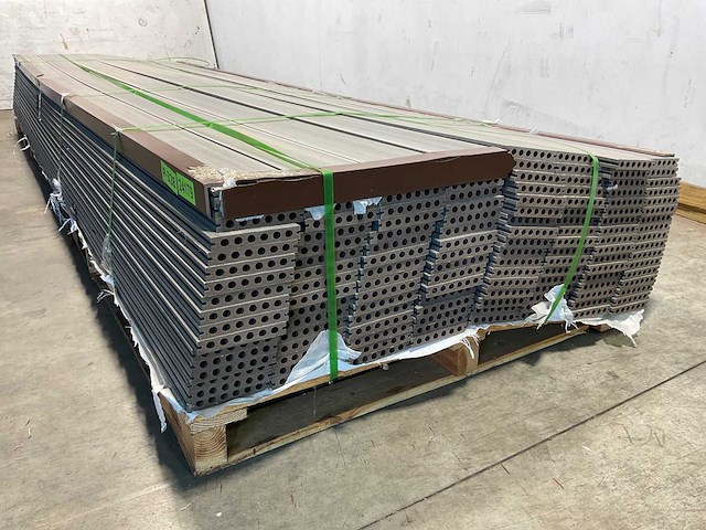 Bamdura composiet vlonderplank - grijs - 400x14,3x2,2 cm (116x) - afbeelding 4 van  7