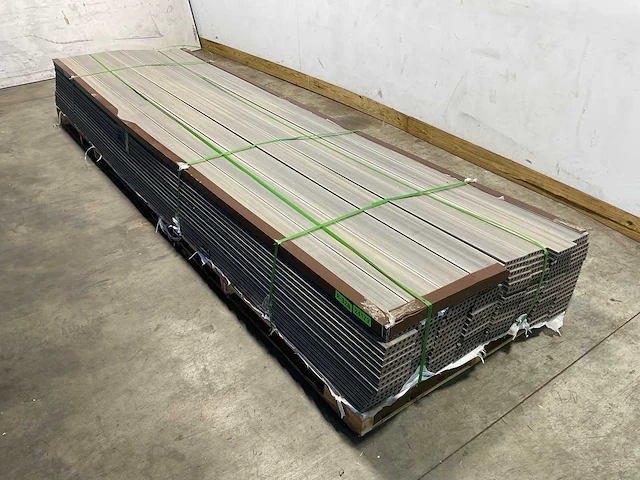 Bamdura composiet vlonderplank - grijs - 400x14,3x2,2 cm (116x) - afbeelding 1 van  8