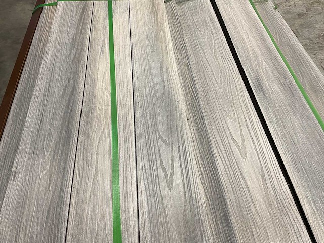 Bamdura composiet vlonderplank - grijs - 400x14,3x2,2 cm (122x) - afbeelding 3 van  6