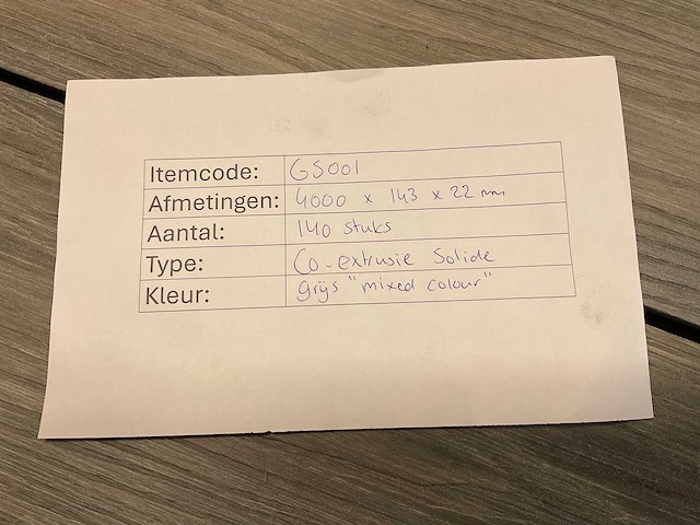 Bamdura composiet vlonderplank - grijs - 400x14,3x2,2 cm (122x) - afbeelding 6 van  6