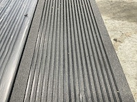 Bamdura composiet vlonderplank - grijs - 400x16x2,8 cm (32x) - afbeelding 5 van  6
