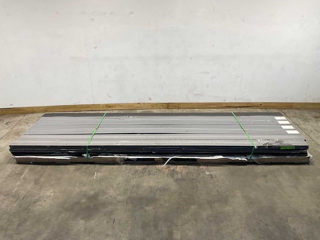 Bamdura composiet vlonderplank - grijs - 400x16x2,8 cm (32x) - afbeelding 1 van  3