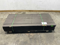 Bamdura composiet vlonderplank - grijs geribbeld - 220x14,3x2,2 cm (105x) - afbeelding 2 van  8