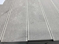 Bamdura composiet vlonderplank - grijs geribbeld - 220x14,3x2,2 cm (105x) - afbeelding 4 van  8