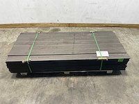 Bamdura composiet vlonderplank - grijs geribbeld - 220x14,3x2,2 cm (105x) - afbeelding 2 van  8