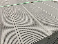 Bamdura composiet vlonderplank - grijs geribbeld - 220x14,3x2,2 cm (105x) - afbeelding 3 van  8